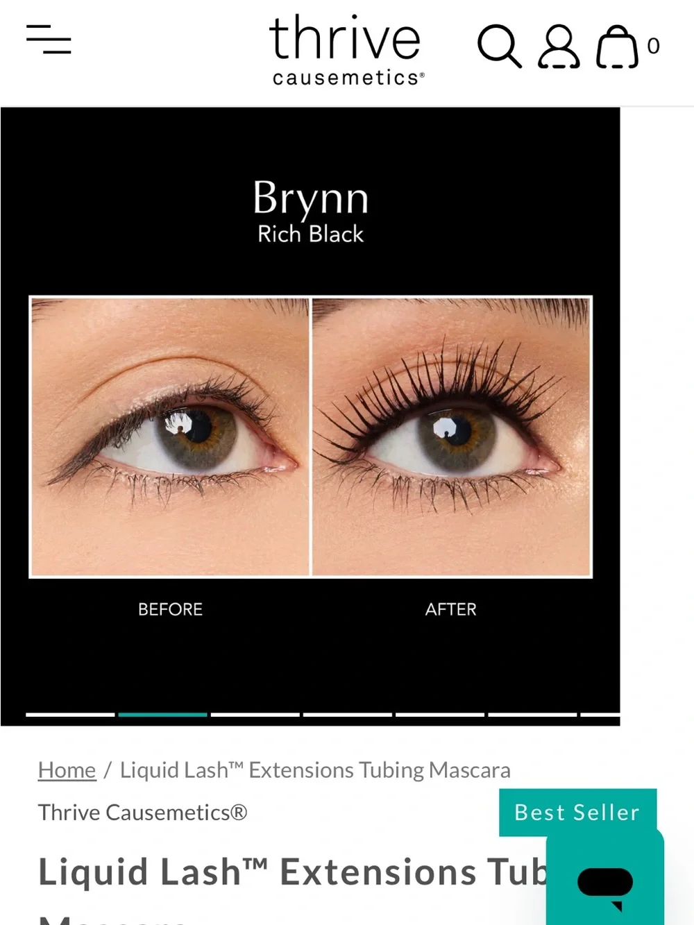 Thrive Causemetics Liquid Lash Extensions. Brynn NIB